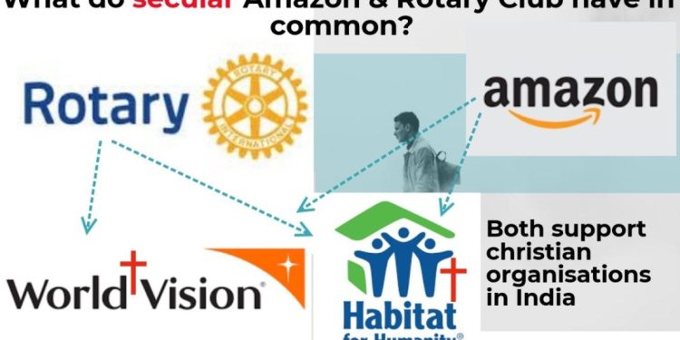 Amazon gives crores of help to Christian missionaries for conversion of Hindus by earning money from Indians